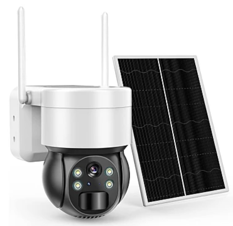 % BLACK FRIDAY % 2 x Cameră de Supraveghere Jortan Premium cu Panou Solar, 4 MP, WiFi, Vedere Nocturnă ,360°,IP66 + CADOU SURPRIZA