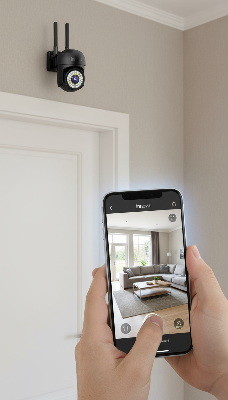 Black Friday - Pachet 2 x Cameră de Supraveghere Smart WIFI, 36 LED-uri, HD, IP66 + 2 Carduri Incluse+CADOU SURPRIZA