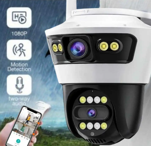 Pachet 2 x Supraveghere Duală Jortan 4, 6MP, WiFi, cu Funcționalitate Yoosee pentru Control de Distanță