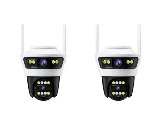 Pachet 2 x Supraveghere Duală Jortan 4, 6MP, WiFi, cu Funcționalitate Yoosee pentru Control de Distanță