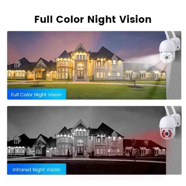 Pachet 3 x Cameră de Supraveghere Jortan WiFi HD cu Viziune Infraroșu și Protecție Avansată IP66