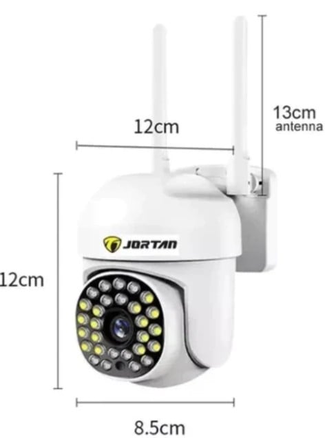 Pachet 4 x Cameră de Supraveghere Jortan 8161QJ, 28 LED-uri, WiFi, HD + Cadou Surpriza Viziune Nocturnă cu Infraroșu și Protecție IP66, Transmisie Live pe Telefon