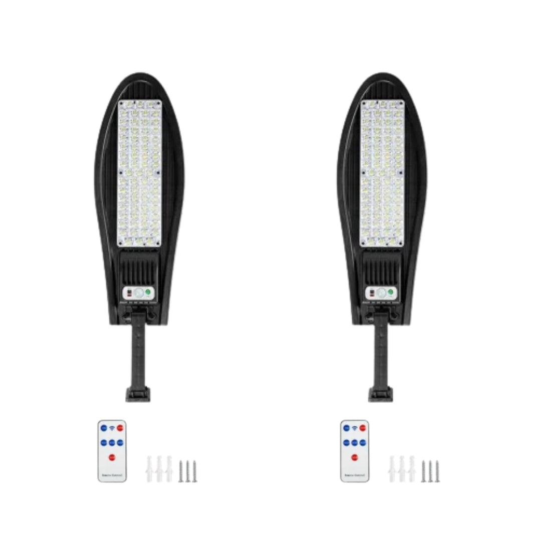 Set 1+1 Lampa Solara LUPE 260 Led , Ip66 , Senzor de Lumina + Senzor de Miscare + Telecomanda