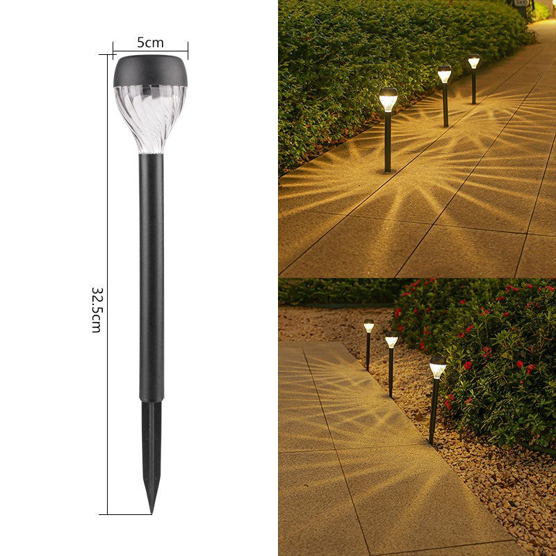 Set 10 Lămpi Solare pentru Grădină, Tip Țăruș, IP 44, 32 cm, Alb Cald / Alb Rece