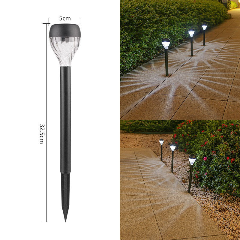 Set 10 Lămpi Solare pentru Grădină, Tip Țăruș, IP 44, 32 cm, Alb Cald / Alb Rece