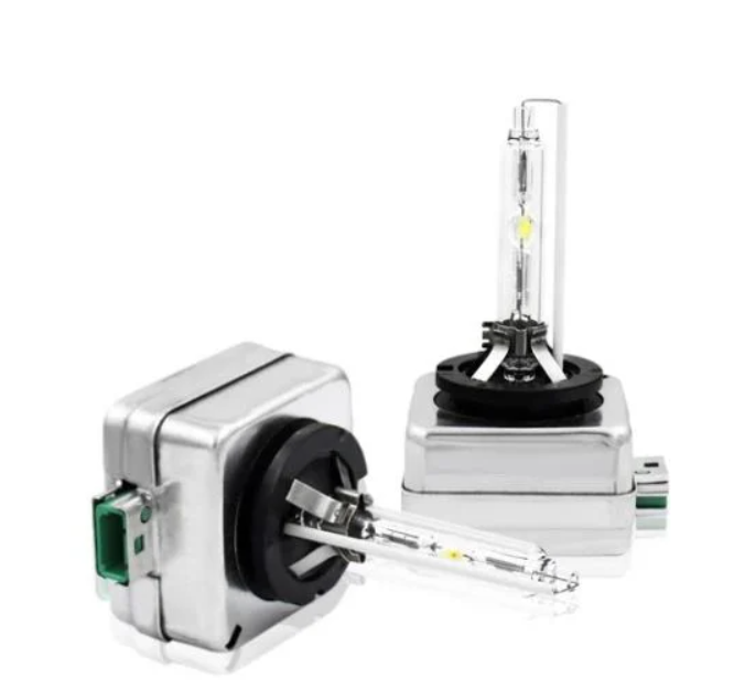 Set 2 Becuri Xenon D1S White pentru Faruri Auto – 35W, 6000K, cu Suport Metalic