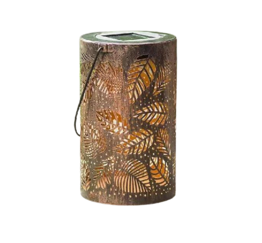 Set 2xFelinar Solar Elegant pentru Grădină cu LED-uri și Braț Agățător, din Fier, cu Senzor de Lumină