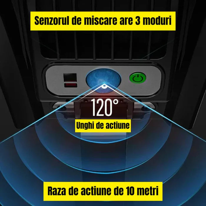 Set 2x Lampa Solara Stradala SKY 300W,  Senzor de miscare, Senzor de lumina cu Telecomanda + Cadou Surpriza