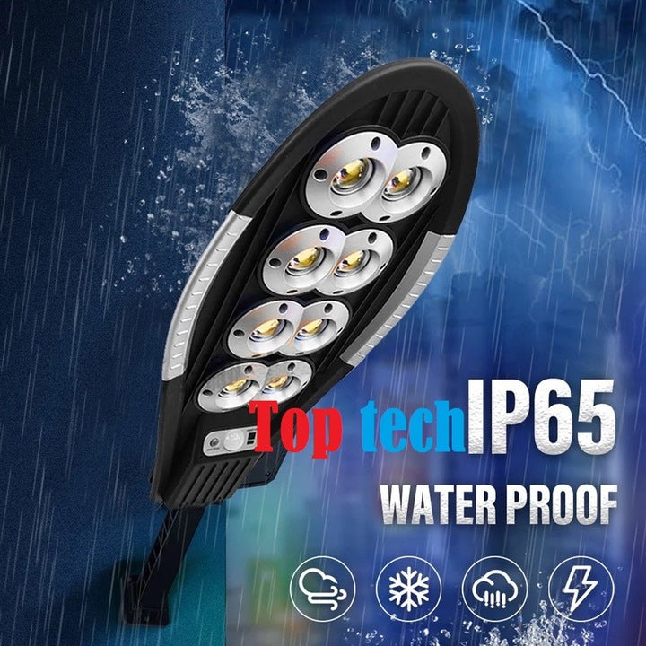 Set 2x Lampa Solara Stradala Jortan DualLED 400W 156 COB, Acumulatori 3600 mAh, Telecomanda, Panou Solar integrat