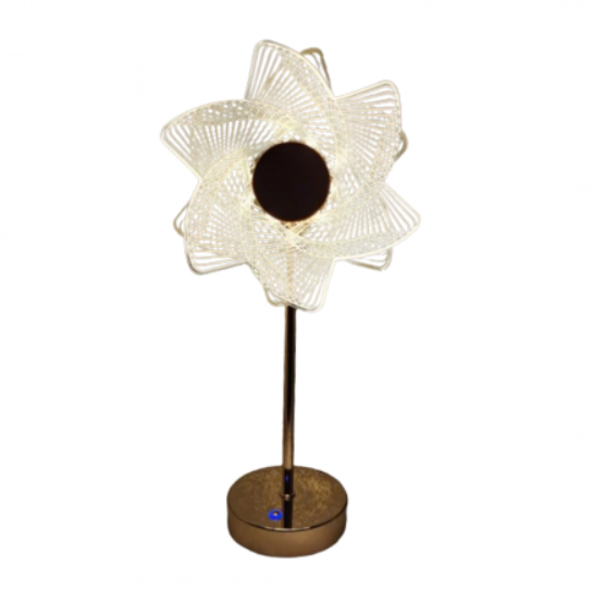 Set 2x Lampa LED Ambientala SunFlower, Touch Control, 2 Moduri de Iluminare, Intensitate Reglabila, Design Elegant și Portabil
