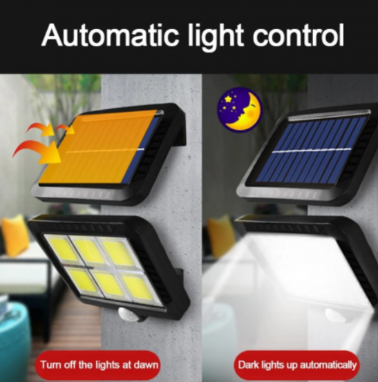 Set 5 x Lampa Solara 50W - 96 LED COB, cu PANOU DETASABIL + MysteryBox GRATUIT