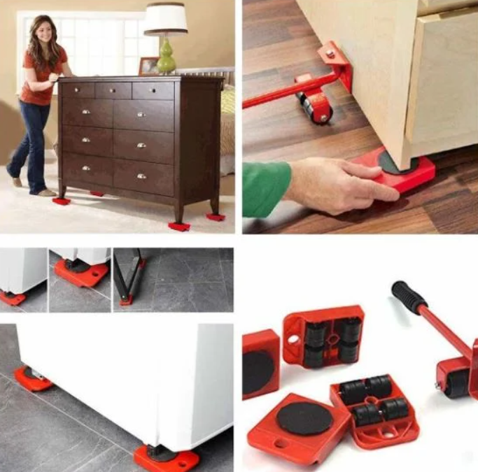 Set Profesional pentru Mutat și Ridicat Mobilier – Capacitate de 150 kg