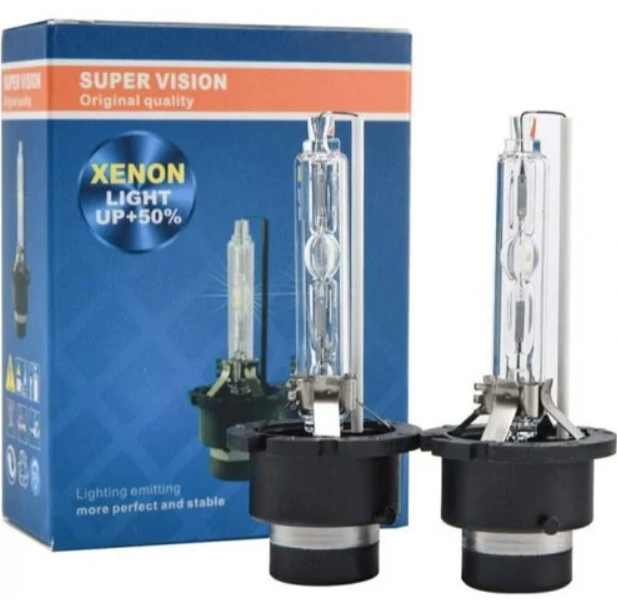 Set de Becuri Xenon D2S pentru Faruri – 2 Becuri de Înaltă Performanță, 35W, 6000K, Lumina Albă