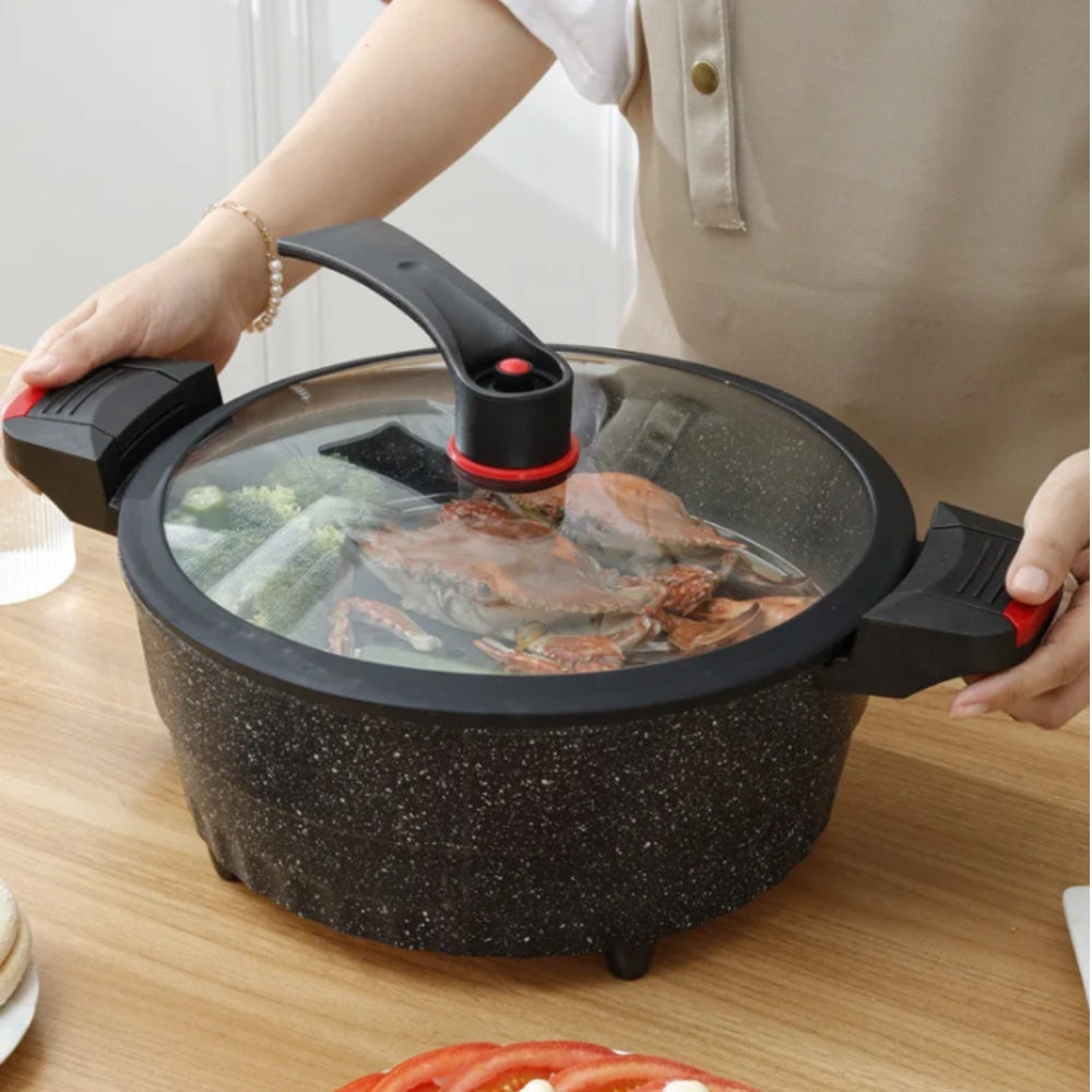 Tigaie/Oală Multifuncțională 8L, 1500W Hoffmans