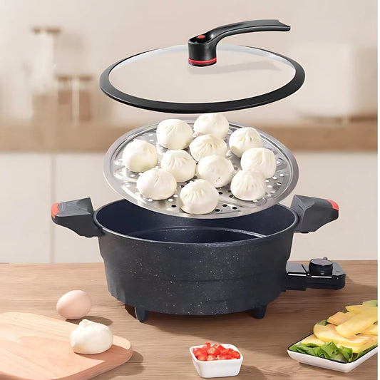 Tigaie/Oală Multifuncțională 8L, 1500W Hoffmans